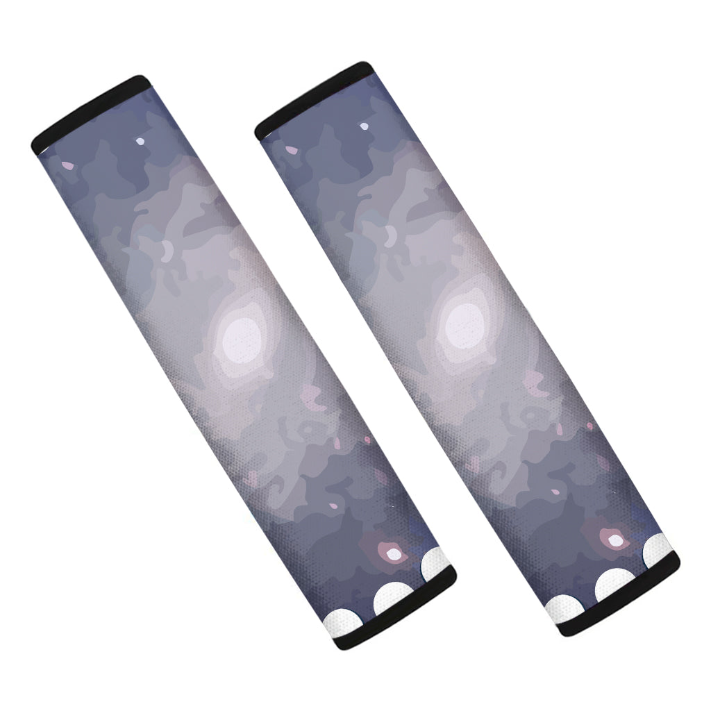 Lunar Phase Cycle Print Car Seat Belt Covers
