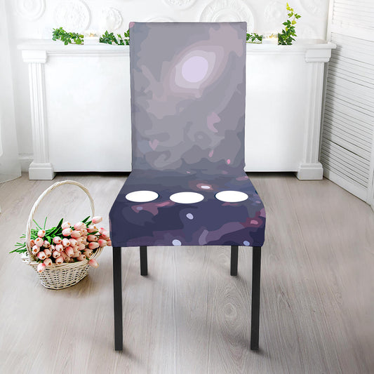 Lunar Phase Cycle Print Dining Chair Slipcover