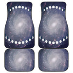 Lunar Phase Cycle Print Front and Back Car Floor Mats