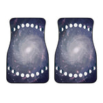 Lunar Phase Cycle Print Front Car Floor Mats