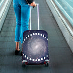 Lunar Phase Cycle Print Luggage Cover
