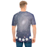 Lunar Phase Cycle Print Men's T-Shirt