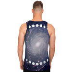 Lunar Phase Cycle Print Men's Tank Top