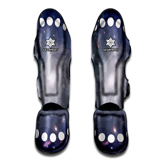 Lunar Phase Cycle Print Muay Thai Shin Guard