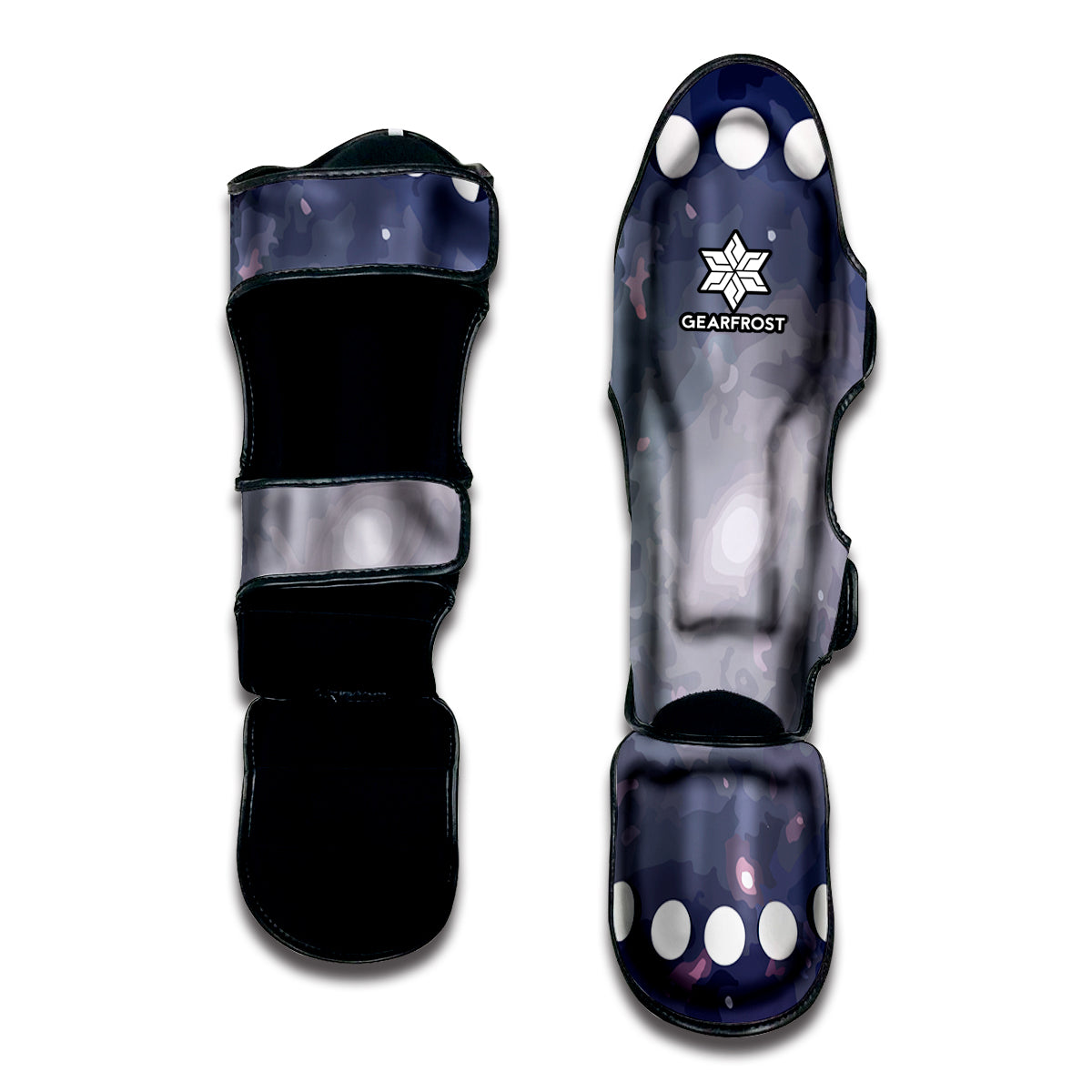 Lunar Phase Cycle Print Muay Thai Shin Guard