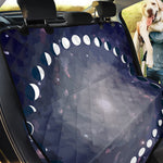 Lunar Phase Cycle Print Pet Car Back Seat Cover
