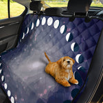 Lunar Phase Cycle Print Pet Car Back Seat Cover