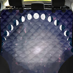 Lunar Phase Cycle Print Pet Car Back Seat Cover