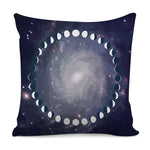 Lunar Phase Cycle Print Pillow Cover