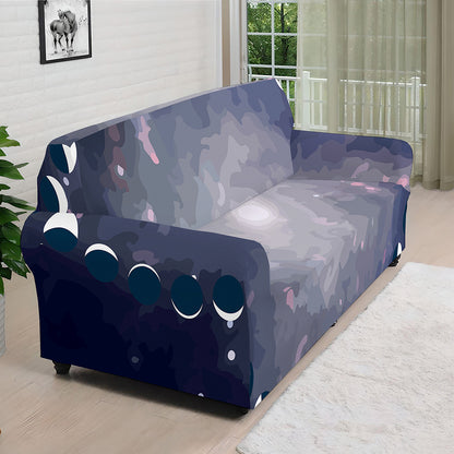 Lunar Phase Cycle Print Sofa Cover