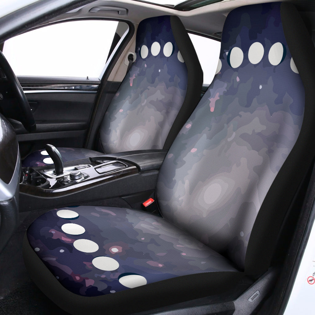 Lunar Phase Cycle Print Universal Fit Car Seat Covers