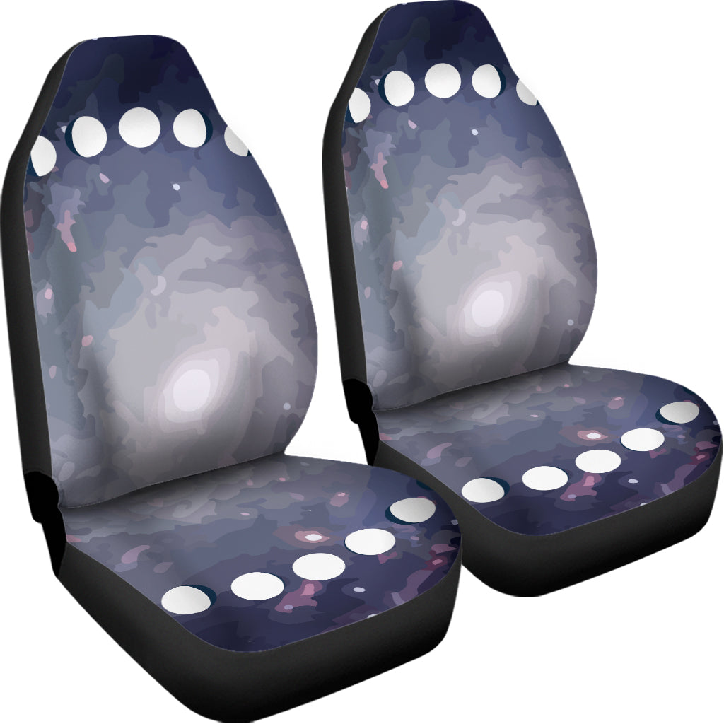 Lunar Phase Cycle Print Universal Fit Car Seat Covers