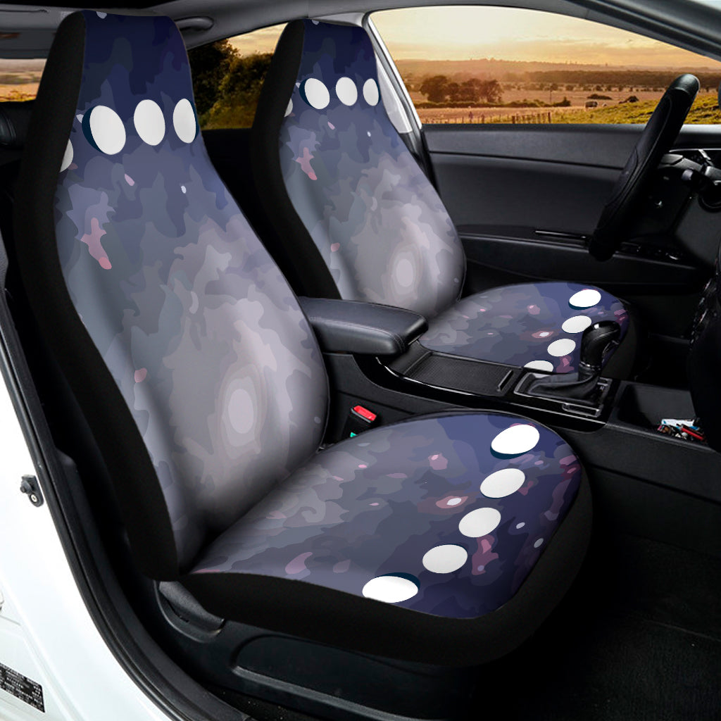 Lunar Phase Cycle Print Universal Fit Car Seat Covers