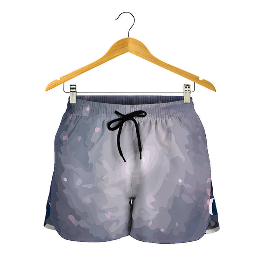 Lunar Phase Cycle Print Women's Shorts