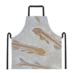 Lycoptera Fish Fossil Print Apron
