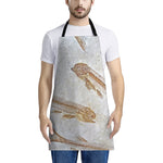Lycoptera Fish Fossil Print Apron