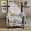 Lycoptera Fish Fossil Print Armchair Protector