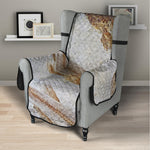 Lycoptera Fish Fossil Print Armchair Protector