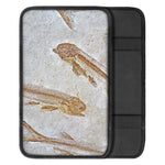 Lycoptera Fish Fossil Print Car Center Console Cover