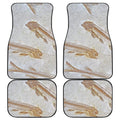 Lycoptera Fish Fossil Print Front and Back Car Floor Mats