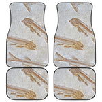 Lycoptera Fish Fossil Print Front and Back Car Floor Mats