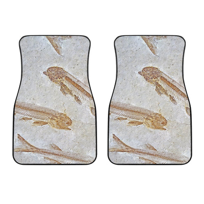 Lycoptera Fish Fossil Print Front Car Floor Mats
