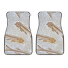 Lycoptera Fish Fossil Print Front Car Floor Mats