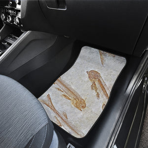 Lycoptera Fish Fossil Print Front Car Floor Mats