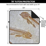 Lycoptera Fish Fossil Print Futon Protector