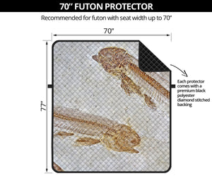 Lycoptera Fish Fossil Print Futon Protector