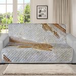 Lycoptera Fish Fossil Print Futon Protector