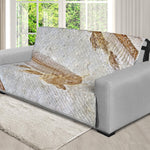 Lycoptera Fish Fossil Print Futon Protector