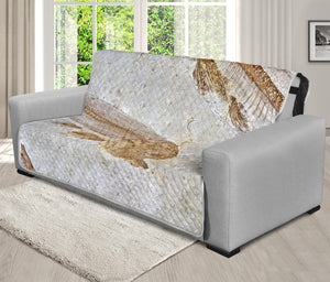 Lycoptera Fish Fossil Print Futon Protector