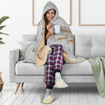 Lycoptera Fish Fossil Print Hooded Blanket