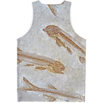 Lycoptera Fish Fossil Print Men's Tank Top