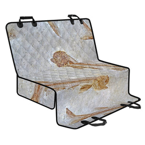 Lycoptera Fish Fossil Print Pet Car Back Seat Cover