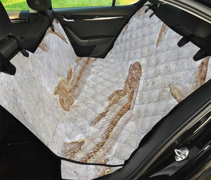 Lycoptera Fish Fossil Print Pet Car Back Seat Cover