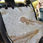 Lycoptera Fish Fossil Print Pet Car Back Seat Cover