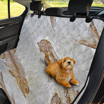 Lycoptera Fish Fossil Print Pet Car Back Seat Cover