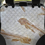 Lycoptera Fish Fossil Print Pet Car Back Seat Cover