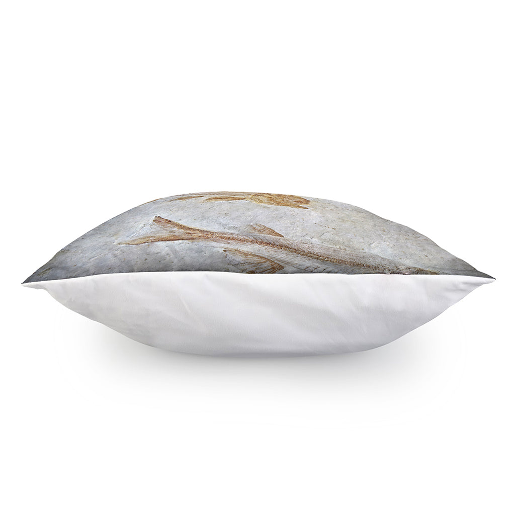 Lycoptera Fish Fossil Print Pillow Cover