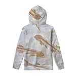 Lycoptera Fish Fossil Print Pullover Hoodie