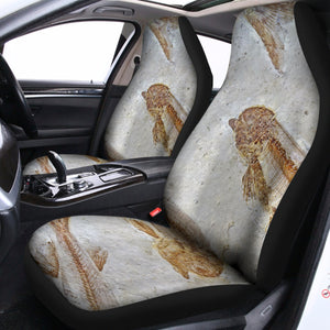 Lycoptera Fish Fossil Print Universal Fit Car Seat Covers