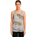 Lycoptera Fish Fossil Print Women's Racerback Tank Top