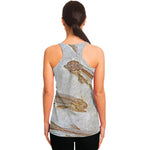 Lycoptera Fish Fossil Print Women's Racerback Tank Top