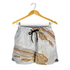 Lycoptera Fish Fossil Print Women's Shorts