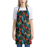 Macaw Parrot Pattern Print Apron