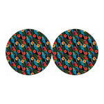 Macaw Parrot Pattern Print Car Coasters