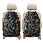 Macaw Parrot Pattern Print Car Seat Organizers