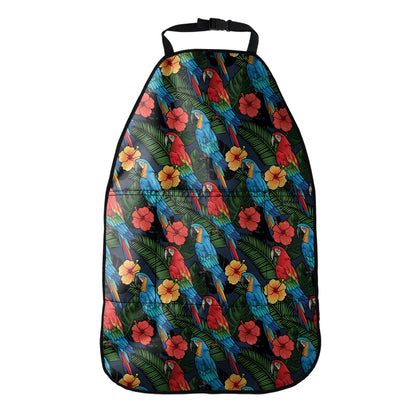 Macaw Parrot Pattern Print Car Seat Organizers